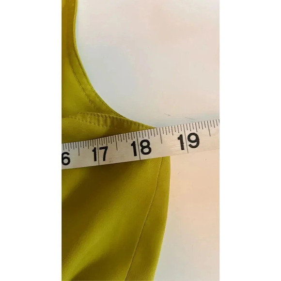Calvin Klein Women’s Size 8 Blue Yellow Wrap Tie Mini Dress Sleeveless - Picture 5 of 8